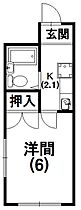 静岡県浜松市中央区布橋3丁目（賃貸アパート1K・2階・17.82㎡） その2