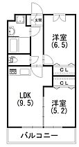 静岡県浜松市中央区佐藤3丁目（賃貸マンション2LDK・5階・49.50㎡） その2