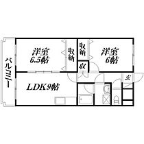 静岡県浜松市中央区和合北3丁目（賃貸マンション2LDK・1階・51.97㎡） その2