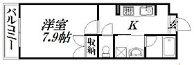 静岡県浜松市中央区中央2丁目（賃貸マンション1K・4階・25.20㎡） その2