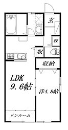 間取図画像 1LDK