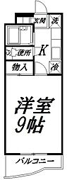 Teafarm2 1Kの間取図画像