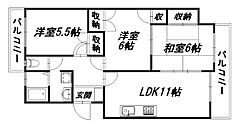 物件の間取り