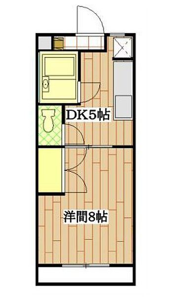 静岡県浜松市中央区長鶴町(賃貸マンション1DK・5階・25.92㎡)の写真 その2