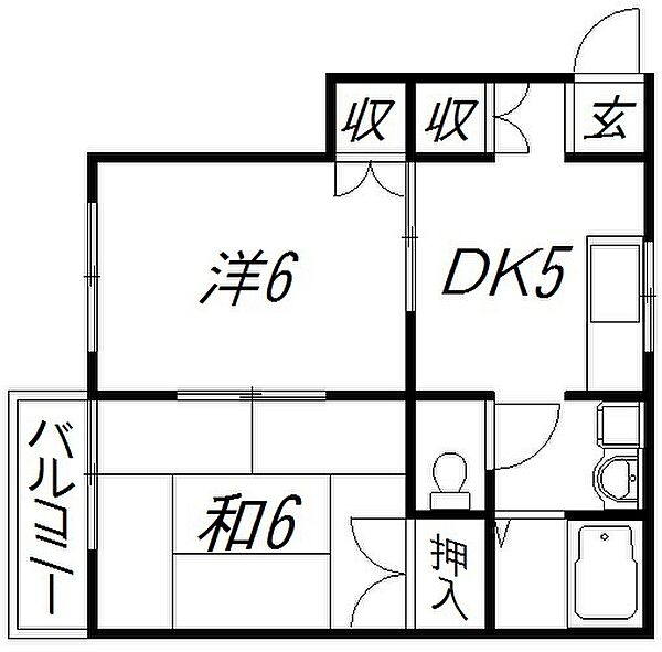 静岡県浜松市中央区南浅田2丁目(賃貸アパート2DK・2階・40.00㎡)の写真 その2