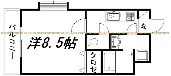 静岡県浜松市中央区丸塚町(賃貸マンション1K・3階・26.64㎡)の写真 その2