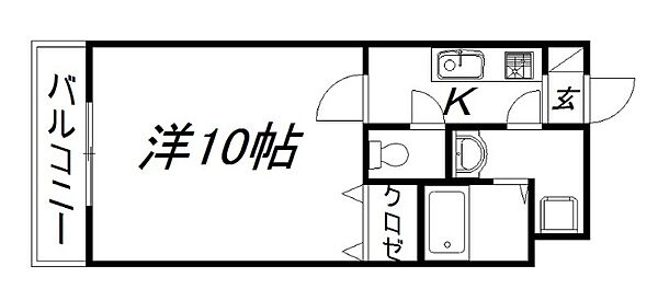 静岡県浜松市中央区佐藤2丁目(賃貸マンション1K・3階・29.97㎡)の写真 その2