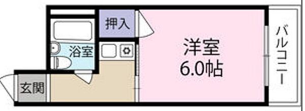 静岡県浜松市浜名区西美薗(賃貸マンション1K・4階・18.57㎡)の写真 その2