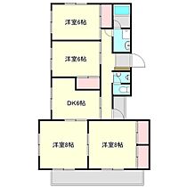 静岡県浜松市中央区法枝町（賃貸マンション4DK・4階・78.50㎡） その2