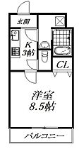 静岡県浜松市中央区豊西町（賃貸マンション1K・2階・26.40㎡） その2