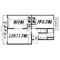クリスタルフォレスト2階6.2万円