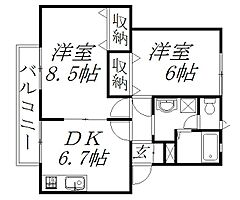 物件の間取り
