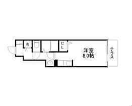 エスポワール参番館 103 ｜ 滋賀県近江八幡市中村町（賃貸アパート1R・1階・25.67㎡） その2