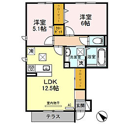 パストラーレ 3LDKの間取図画像