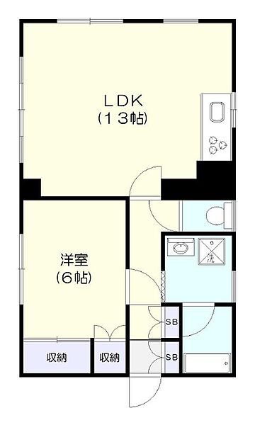 ハッピーレジデンス 202｜北海道岩見沢市美園四条7丁目(賃貸マンション1LDK・2階・55.44㎡)の写真 その2