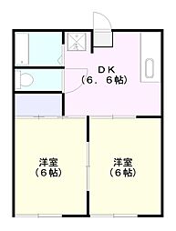 コスモハイツ 2階/202