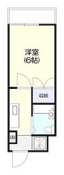 ミラコスタ 1Kの間取図画像