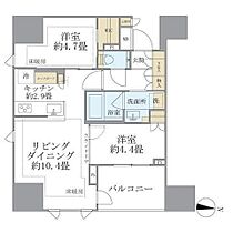 東京都文京区本郷４丁目（賃貸マンション2LDK・6階・53.68㎡） その2