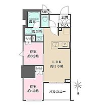 東京都台東区元浅草２丁目（賃貸マンション2LDK・6階・40.08㎡） その2