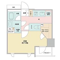 東京都台東区浅草６丁目（賃貸マンション1K・3階・25.55㎡） その2