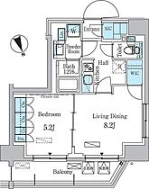 東京都台東区西浅草２丁目（賃貸マンション1LDK・12階・41.68㎡） その2