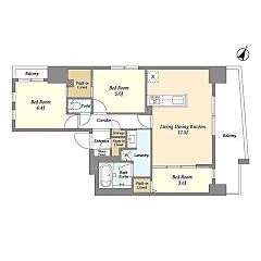 物件の間取り