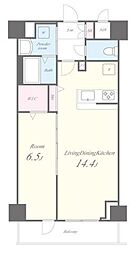 HorizonResidence 1LDKの間取図画像