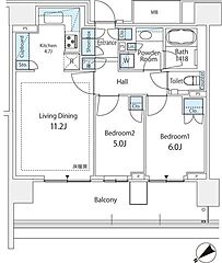 物件の間取り