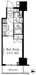 ルフォンプログレ文京湯島 1Kの間取図画像