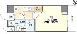 メインテラスウエノ 1Kの間取図画像
