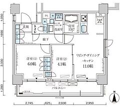 物件の間取り