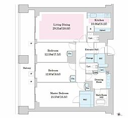 ラ・トゥール目白御留山 3LDKの間取図画像