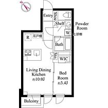 東京都新宿区市谷砂土原町１丁目（賃貸マンション1LDK・1階・33.64㎡） その2