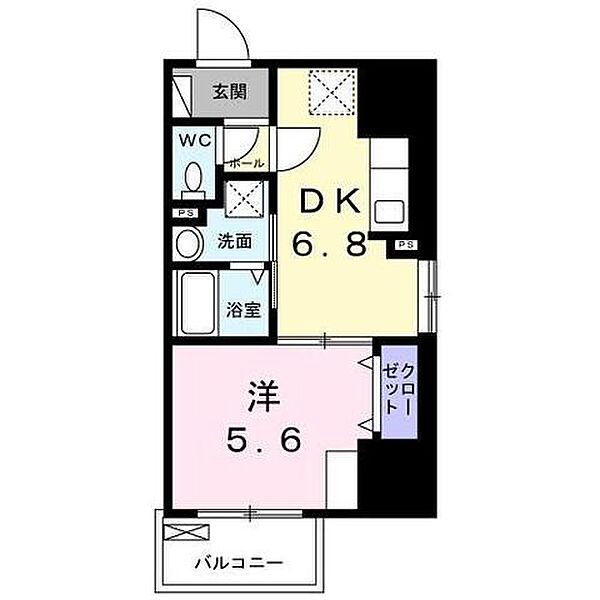 東京都台東区元浅草３丁目(賃貸マンション1DK・3階・30.94㎡)の写真 その2