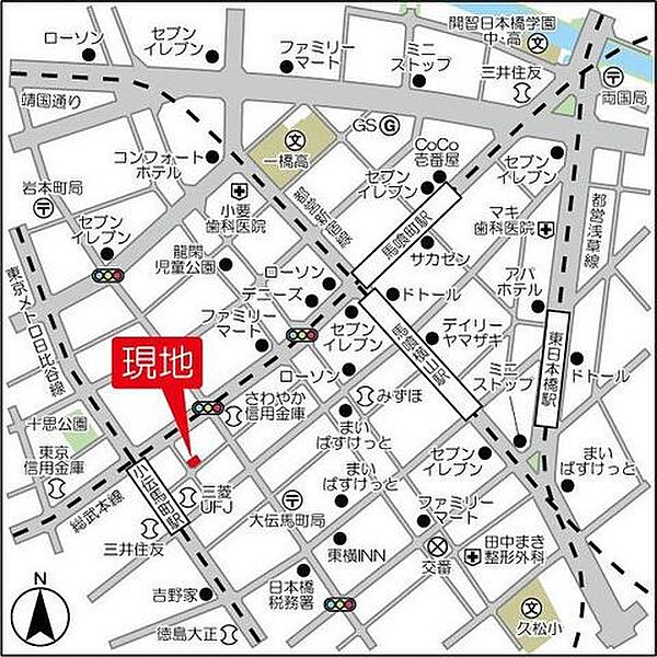 東京都中央区日本橋小伝馬町(賃貸マンション1LDK・4階・35.69㎡)の写真 その16