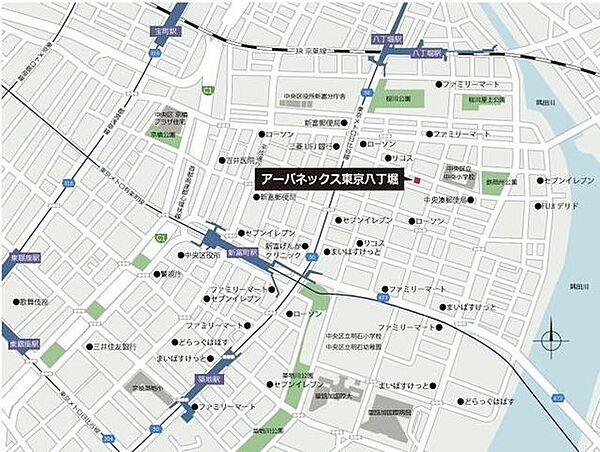 東京都中央区入船２丁目(賃貸マンション2LDK・2階・40.20㎡)の写真 その16