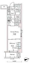 東京都新宿区市谷左内町（賃貸マンション1LDK・1階・32.21㎡） その2