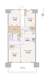 クレストラフィーネ板橋本町 3LDKの間取図画像