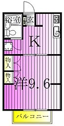 エイトリーapt. 2Kの間取図画像