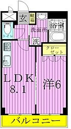 Metzger 1LDKの間取図画像