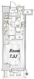 MAKESDESIGN町屋 1Kの間取図画像