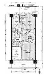パークプレミアムメイツ西新井 3LDKの間取図画像