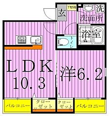 物件の間取り