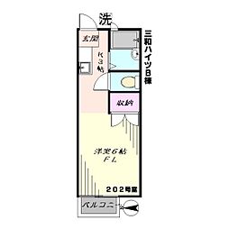 三和ハイツB棟 2階/-