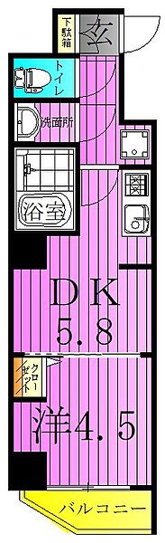 ラフィスタ大師前4 307｜東京都足立区西新井２丁目(賃貸マンション1DK・3階・27.15㎡)の写真 その2