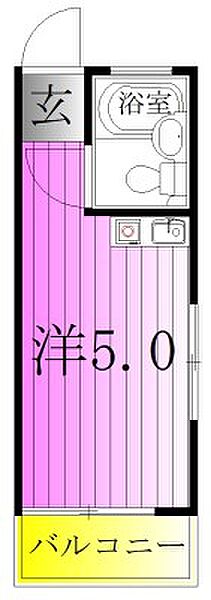 ハイツニコニコ 205｜東京都足立区梅田５丁目(賃貸アパート1R・2階・13.60㎡)の写真 その2