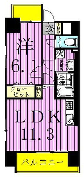 FUTURE　HOKIMA 901｜東京都足立区保木間４丁目(賃貸マンション1LDK・9階・41.25㎡)の写真 その2