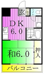 間取図画像 1DK