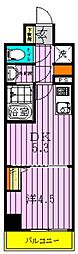 Raffistar大師前-4 1DKの間取図画像