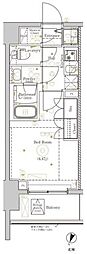DIPS金町レジデンス 1Kの間取図画像